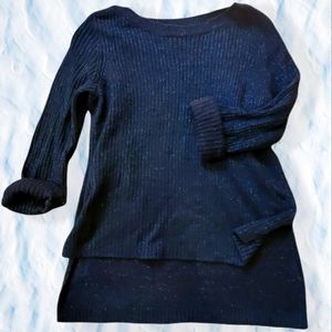 *M* H&M Sparkly Navy Blue Sweater